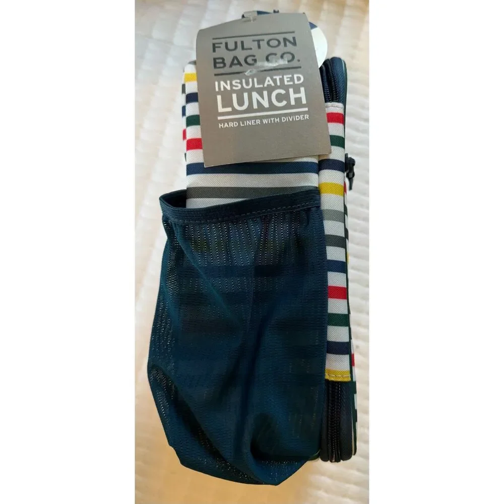 New!!  Fulton Bag Company Stripe Lunchbox